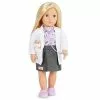 Our Generation Noemie with Plush Hamster 18" Pet Care Vet Doll