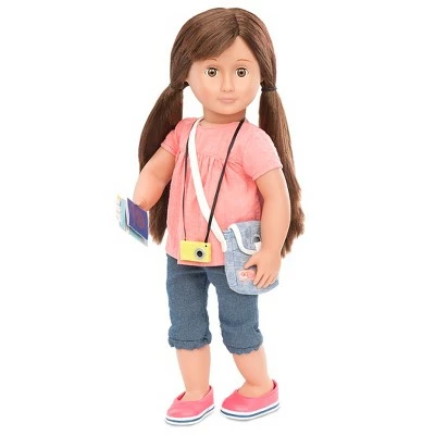 Our Generation Reese with Storybook 18" Posable Travel Doll 3 Our Generation Reese with Storybook 18" Posable Travel Doll
