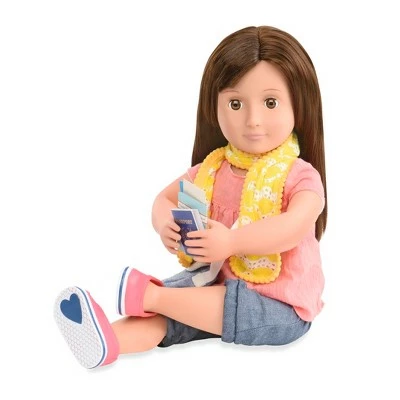 Our Generation Reese with Storybook 18" Posable Travel Doll 4 Our Generation Reese with Storybook 18" Posable Travel Doll - Image 2