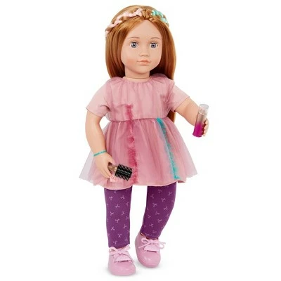 Our Generation Drew with Storybook 18" Poseable Hair Stylist Doll 5 Our Generation Drew with Storybook 18" Poseable Hair Stylist Doll - Image 3