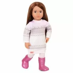 Our Generation 18" Posable Doll with Storybook - Sandy