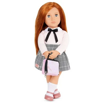 Our Generation Carly with School Lunch Bag 18" Fashion Doll 4 Our Generation Carly with School Lunch Bag 18" Fashion Doll - Image 2