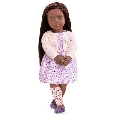Our Generation 18" Doll with Prosthetic Leg - Suzee 4 Our Generation 18" Doll with Prosthetic Leg - Suzee - Image 2