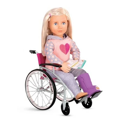 Our Generation 18" Doll with Wheelchair - Martha & Heals on Wheels Bundle 3 Our Generation 18" Doll with Wheelchair - Martha & Heals on Wheels Bundle