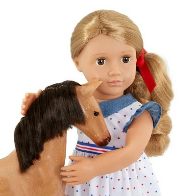 Our Generation Shelley with Foal 18" Doll & Horse Set 4 Our Generation Shelley with Foal 18" Doll & Horse Set - Image 2