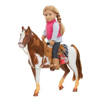 Our Generation Pinto Horse Accessory set for 20" Dolls 4 Our Generation Pinto Horse Accessory set for 20" Dolls - Image 2