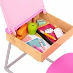 Our Generation Flying Colors School Desk & Supplies Accessory Set for 18" Dolls -Our Generation Sales Shop unnamed file 173
