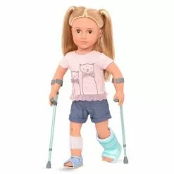 Our Generation Crutches & Cast Care Set for 18" Dolls - Recovery Ready