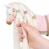 Our Generation 12" Hair Play Foal - Glitter & Hearts Andalusian Horse in White