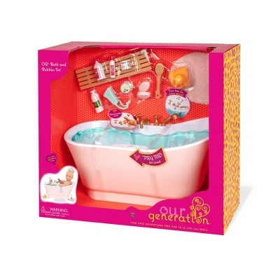 Our Generation Bath & Bubbles Bathtub Accessory Set for 18" Dolls 6 Our Generation Bath & Bubbles Bathtub Accessory Set for 18" Dolls - Image 4