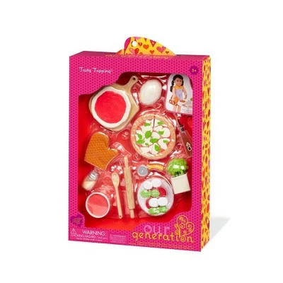 Our Generation Pizza Making Set for 18" Dolls - Tasty Toppings 5 Our Generation Pizza Making Set for 18" Dolls - Tasty Toppings - Image 3
