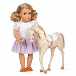 Our Generation Palomino Party Foal Horse Accessory Set for 18" Dolls