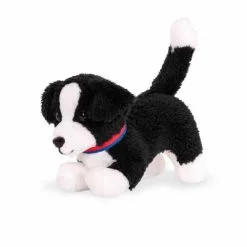 Our Generation Border Collie Puppy with Posable Legs 6" Pet Dog Plush