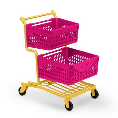 Our Generation Grocery Day Shopping Cart Pink & Yellow Accessory Set for 18" Dolls 8 Our Generation Grocery Day Shopping Cart Pink & Yellow Accessory Set for 18" Dolls - Image 6