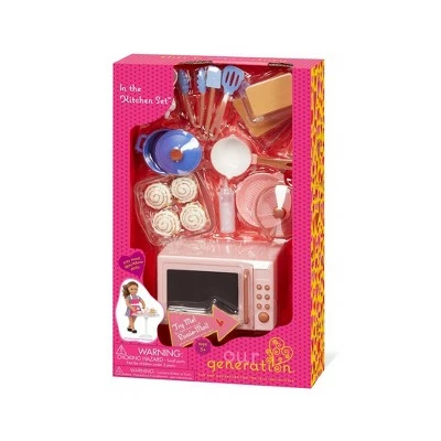 Our Generation In the Kitchen Microwave Accessory Set for 18" Dolls 5 Our Generation In the Kitchen Microwave Accessory Set for 18" Dolls - Image 3