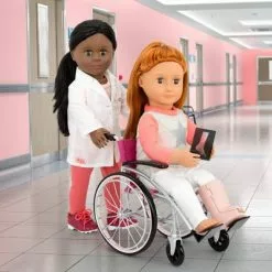 Our Generation Heals on Wheels - Wheelchair Accessory Set for 18" Dolls