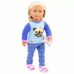 Our Generation Regular Pajama Outfit for 18" Dolls - Pug-jama Party