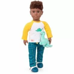 Our Generation 18" Boy Doll Dinosaur Pajama Outfit - Dino-Snores