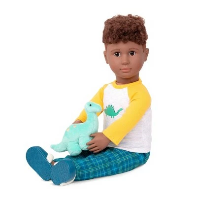 Our Generation 18" Boy Doll Dinosaur Pajama Outfit - Dino-Snores 4 Our Generation 18" Boy Doll Dinosaur Pajama Outfit - Dino-Snores - Image 2