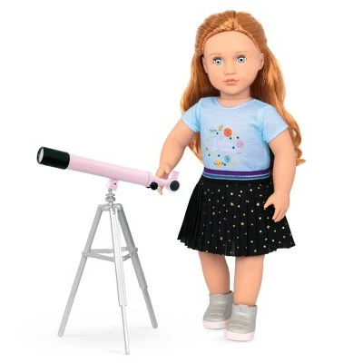 Our Generation Science Outfit with Pink Telescope for 18" Dolls - Hidden in the Stars 5 Our Generation Science Outfit with Pink Telescope for 18" Dolls - Hidden in the Stars - Image 3
