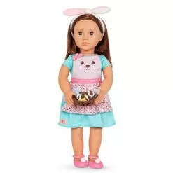 Our Generation Rabbits & Carrots Bunny-Themed Baking Outfit for 18" Dolls