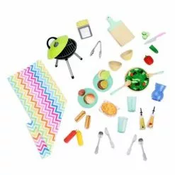 Our Generation Picnic Table Set with Play Food Accessories for 18" Dolls - Pink 8 Our Generation Picnic Table Set with Play Food Accessories for 18" Dolls - Pink -Our Generation Sales Shop unnamed file 673