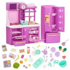 Our Generation Kitchen Accessory with Play Food for 18" Dolls - Gourmet Kitchen Playset - Lilac -Our Generation Sales Shop unnamed file 690