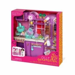 Our Generation Kitchen Accessory with Play Food for 18" Dolls - Gourmet Kitchen Playset - Lilac -Our Generation Sales Shop unnamed file 691