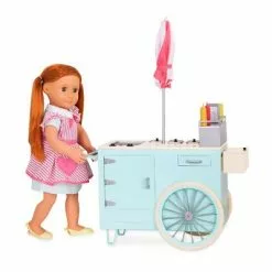 Our Generation Hot Dog Cart Accessory with Play Food for 18" Dolls - Retro Collection -Our Generation Sales Shop unnamed file 728