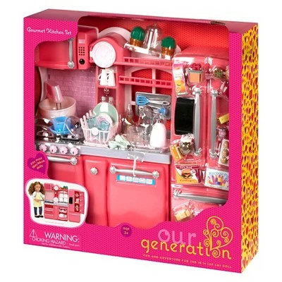 Our Generation Gourmet Kitchen Accessory Set - Pink 7 Our Generation Gourmet Kitchen Accessory Set - Pink - Image 5