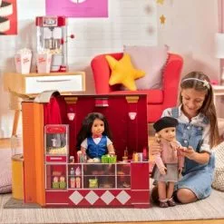 Our Generation Movie Theater Playset with Electronics for 18" Dolls - OG Cinema