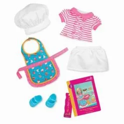 Our Generation 18" Posable Cooking Doll Jenny with Gourmet Kitchen Playset & Storybook (Red) 10 Our Generation 18" Posable Cooking Doll Jenny with Gourmet Kitchen Playset & Storybook (Red) -Our Generation Sales Shop unnamed file 800