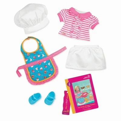 Our Generation 18" Posable Cooking Doll Jenny with Gourmet Kitchen Playset & Storybook (Red) 6 Our Generation 18" Posable Cooking Doll Jenny with Gourmet Kitchen Playset & Storybook (Red) - Image 4