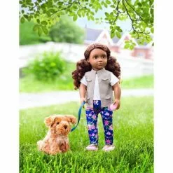Our Generation Malia with Plush Dog Poodle 18" Doll & Pet Set