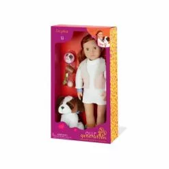 Our Generation 18" Doll & Pet Set - Delphia with Plush Saint Bernard Dog -Our Generation Sales Shop unnamed file 962