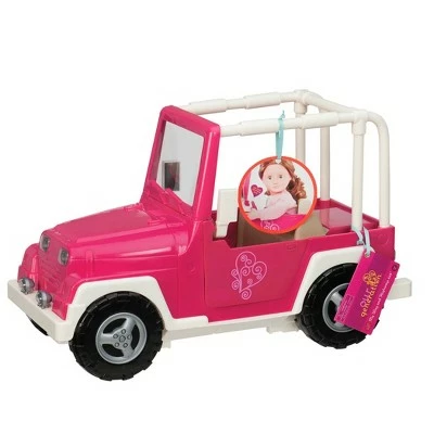 Our Generation My Way and Highways 4x4 Doll Vehicle - Pink and White 6 Our Generation My Way and Highways 4x4 Doll Vehicle - Pink and White - Image 4