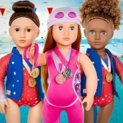 Our Generation Athletic Team Series 18" Gymnastics Doll - Nya